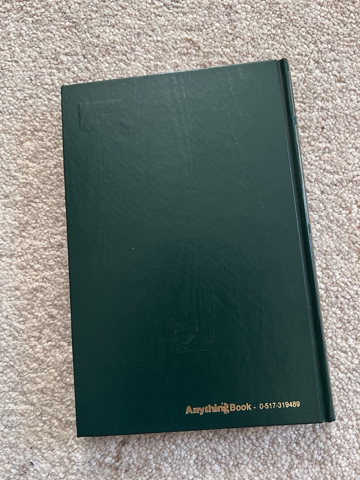 Vintage Anything Book Hardcover Blank Journal Unlined Unruled Sketch Art Deco