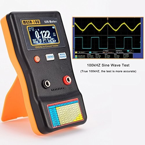 New MESR-100 V2 ESR Meter Capacitor Tester 0.01–100Ω Low Ohm Circuit Tester