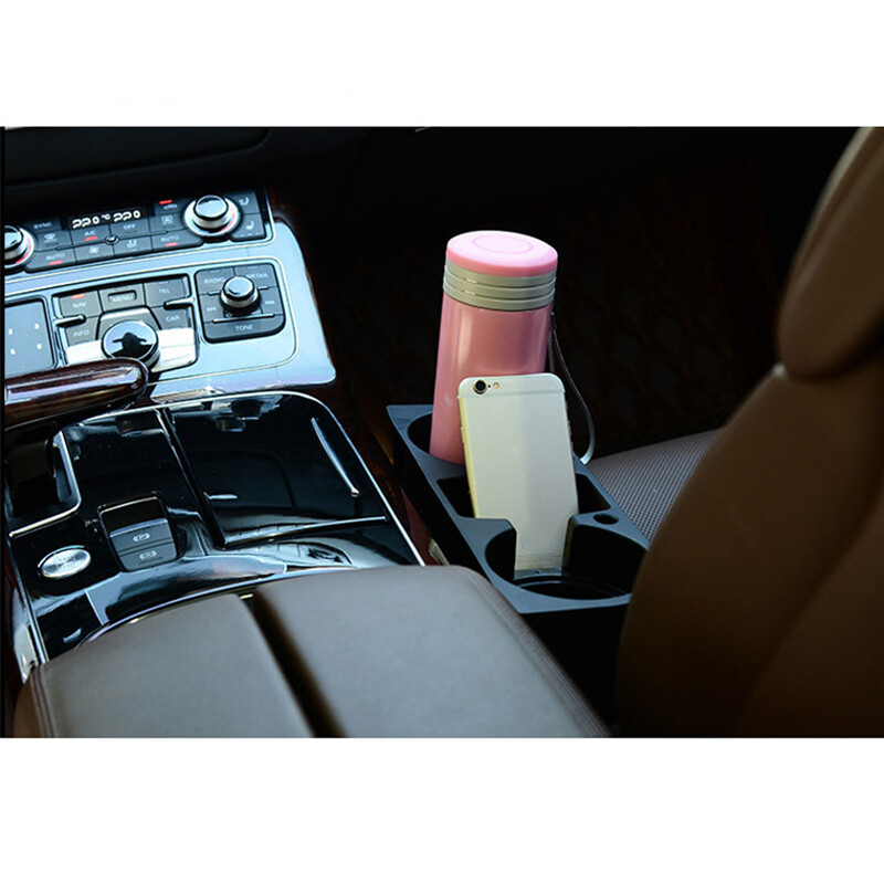 Car Seat Gap Cup Holder Phone Bottle Storage Organizer Box Drink Mount Stand