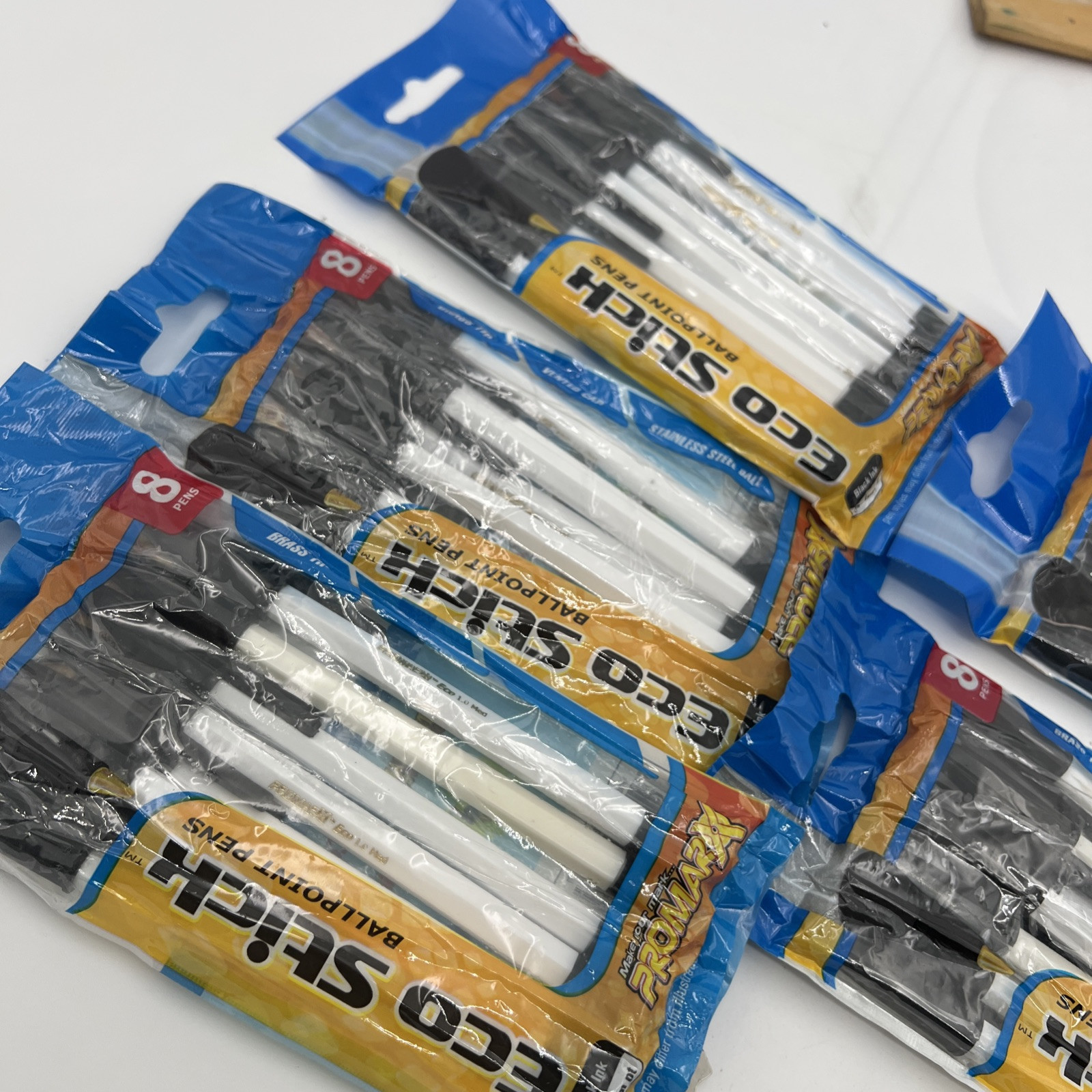 Lot Of 5 Promarx 8 ct. Ballpoint Pens, Black Ink