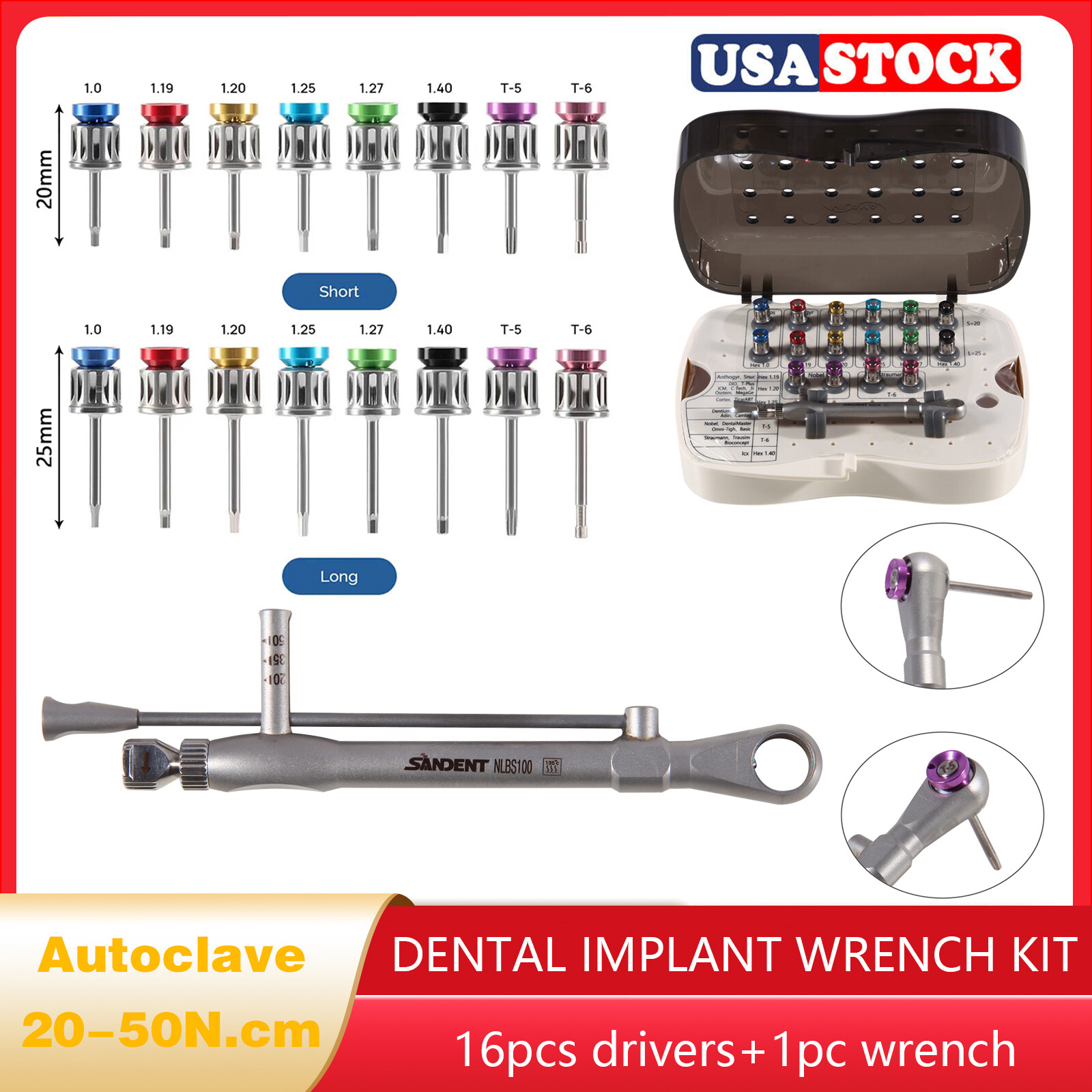 10* Dental NSK Pana Max Style High Speed Handpiece Turbine 4Hole Fit SANDENT NSK