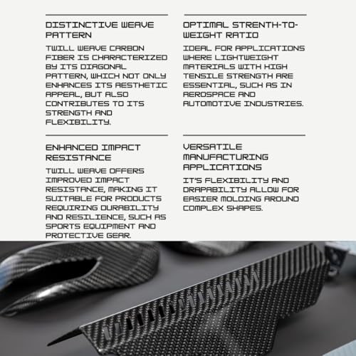 12 Inch x 5 Foot Twill Weave Carbon Fiber Cloth Sheet UV Epoxy Resin Kit