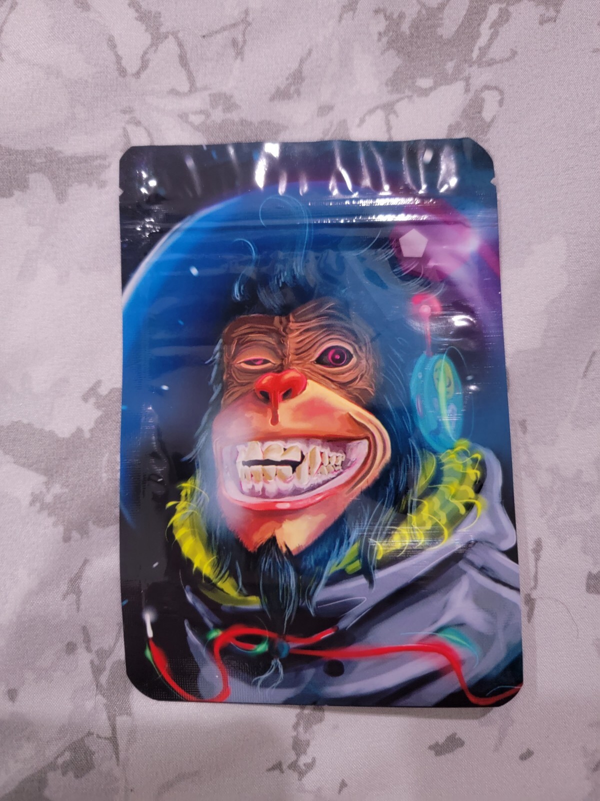 ☆100 Monkey Designs Zip Locks (3 ½x 5″)
