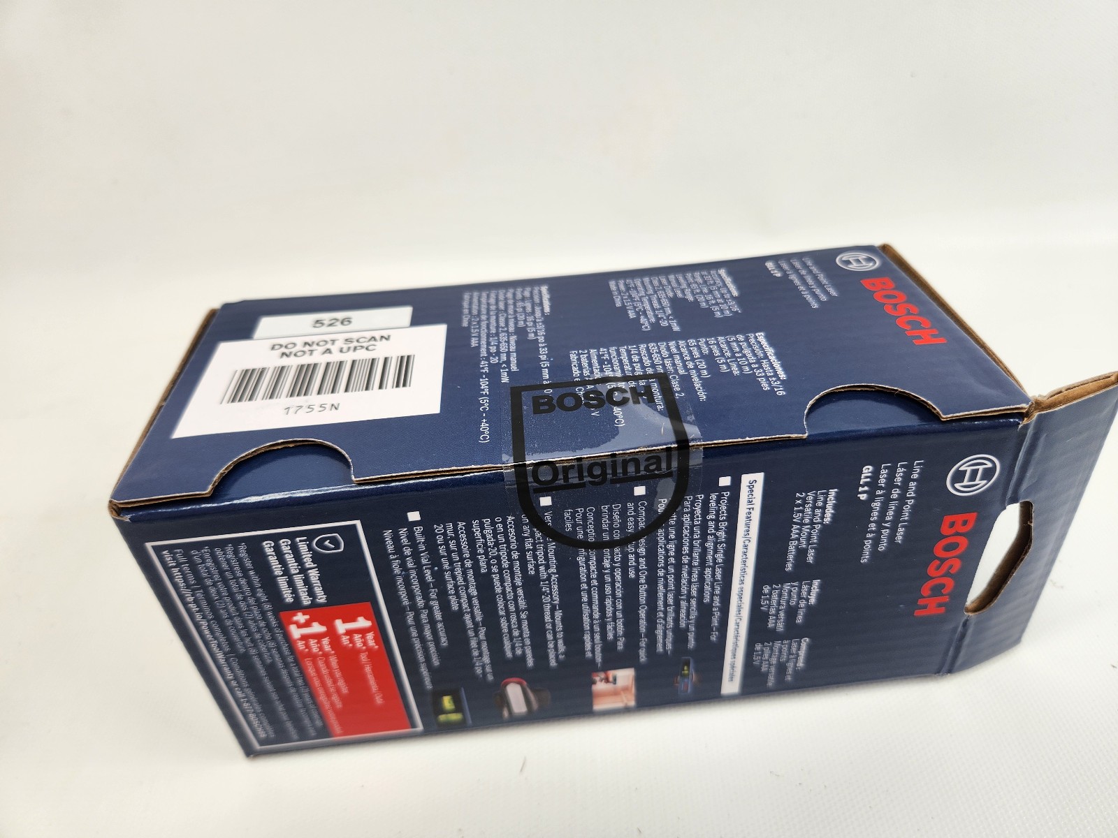 Bosch GLL1P 16′ Line and 65′ Ft Point Electric Laser Level Brand New