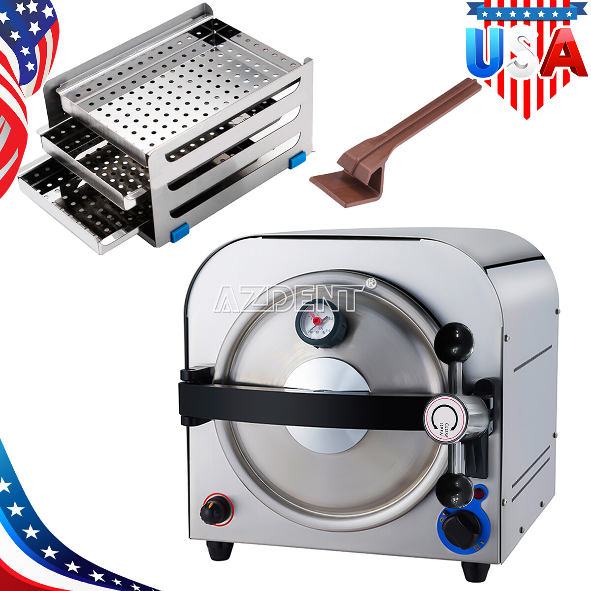 22L/18L Dental Autoclave Steam Sterilizer With Drying Class B Vacuum Sterilizer