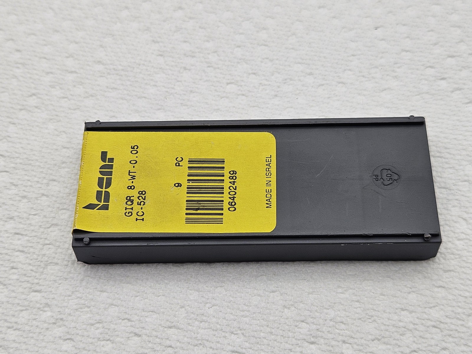 Iscar GIQR 8-WT-0.05 IC528 Carbide Indexable Inserts IC 528 – Qty 7