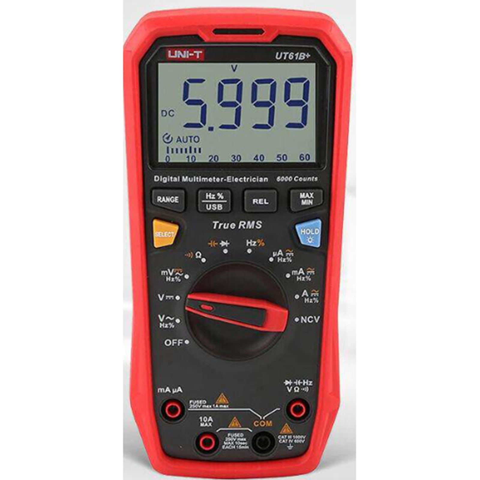 one new UNI-T UT61B+ Auto Range Digital Multimeter Quality assurance