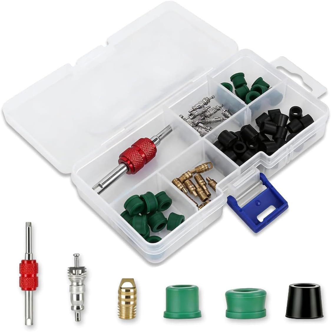 71Pcs Air Conditioning Repair Kit, Yellow Jacket HVAC Hose Gasket Set