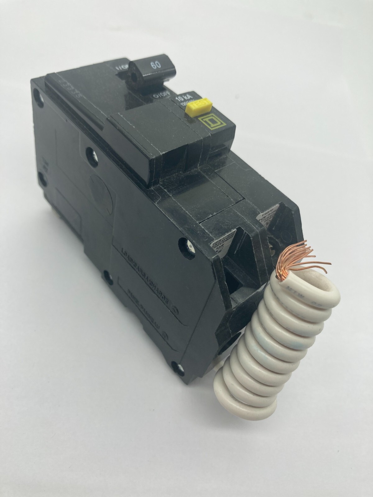 Square D QO260GFICP 2Pole 60 Amp 120 240V QO Plug In GFCI GFI Breaker New No Box