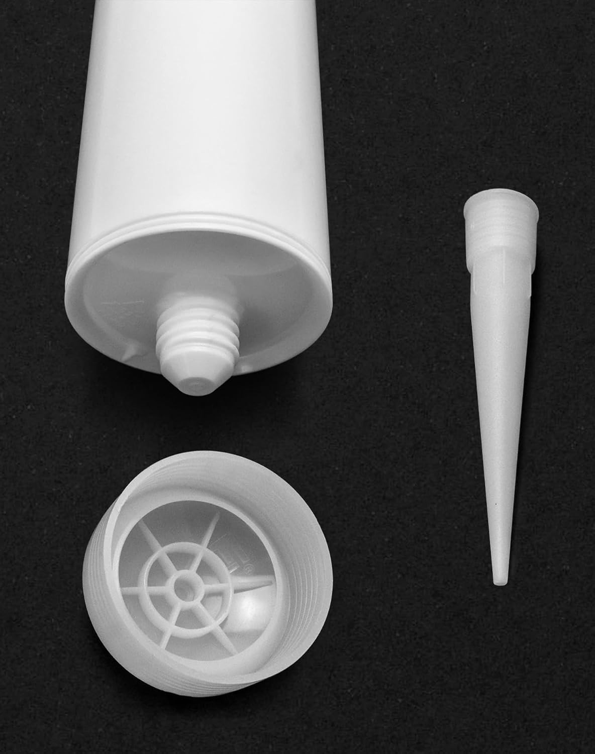Empty Caulk Tube, 20 Pack 10 Oz. Empty Plastic Caulking Cartridge