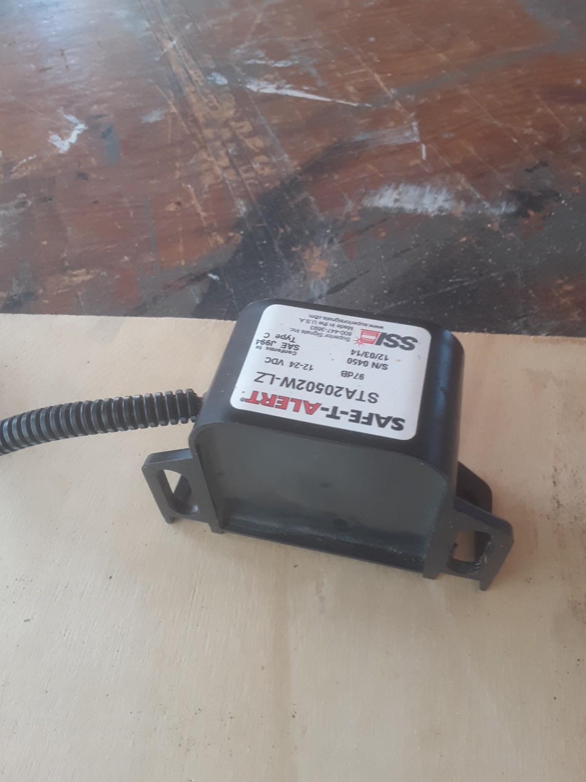 Safe-t-alert Backup alarm