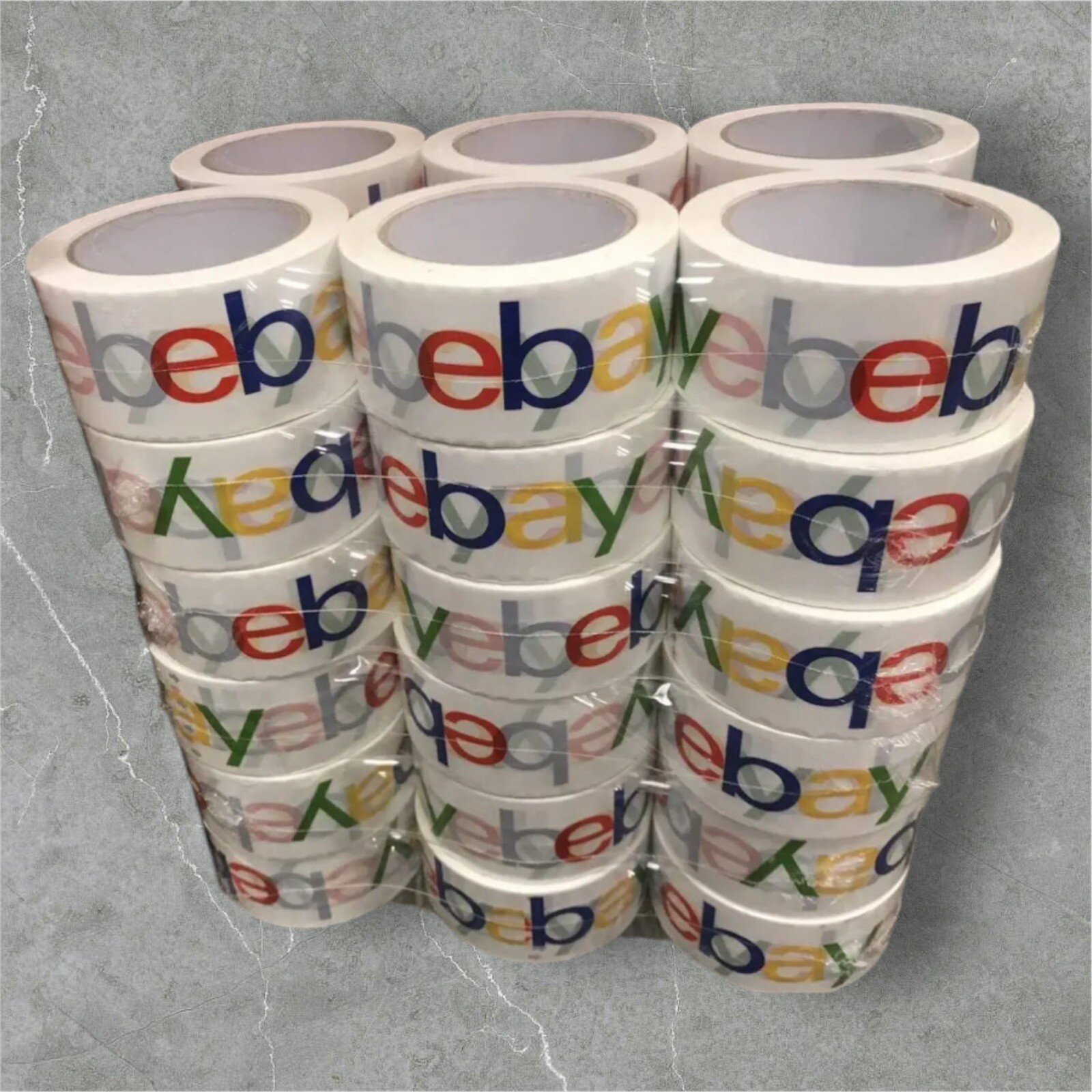 ( 2 ) Roll eBay Branded Packaging Shipping Tape 2” x 75 Yds