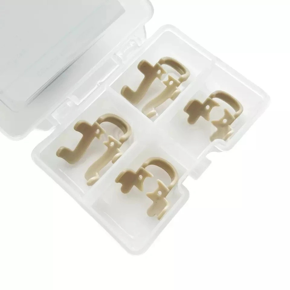 4Pcs/Box Dental Moisture Clip Cotton Roll Holder Clips Molar Premolar Clamps