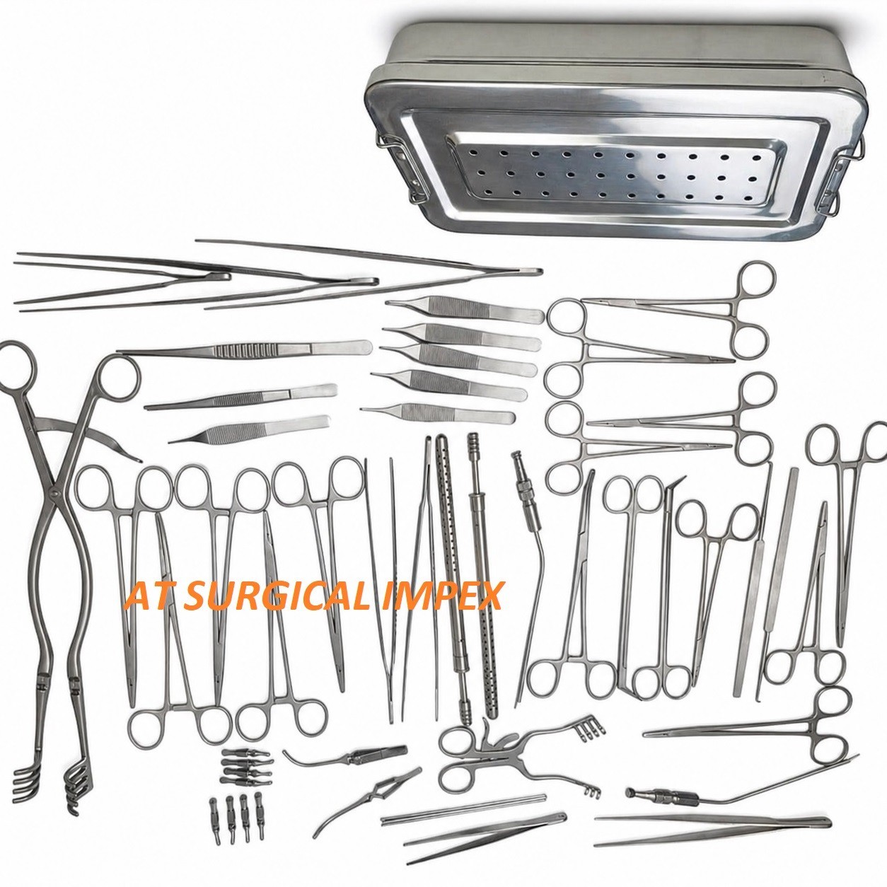 52 Pcs Vascular Surgery Instrument Set CE Certified German Steel Tools