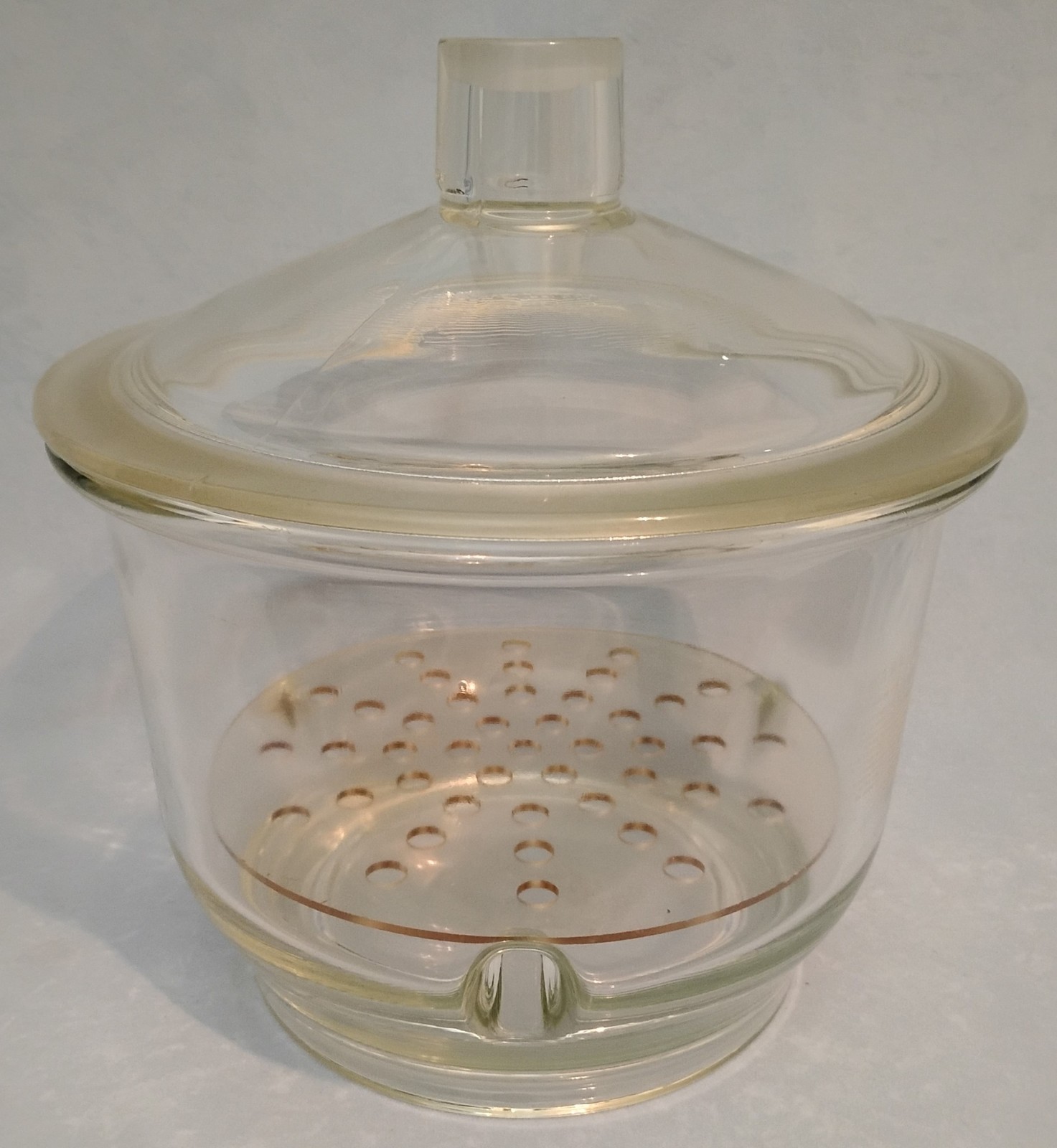 Corning PYREX Glass 10.5 L Large Vacuum Desiccator 11.5” Outside Diameter