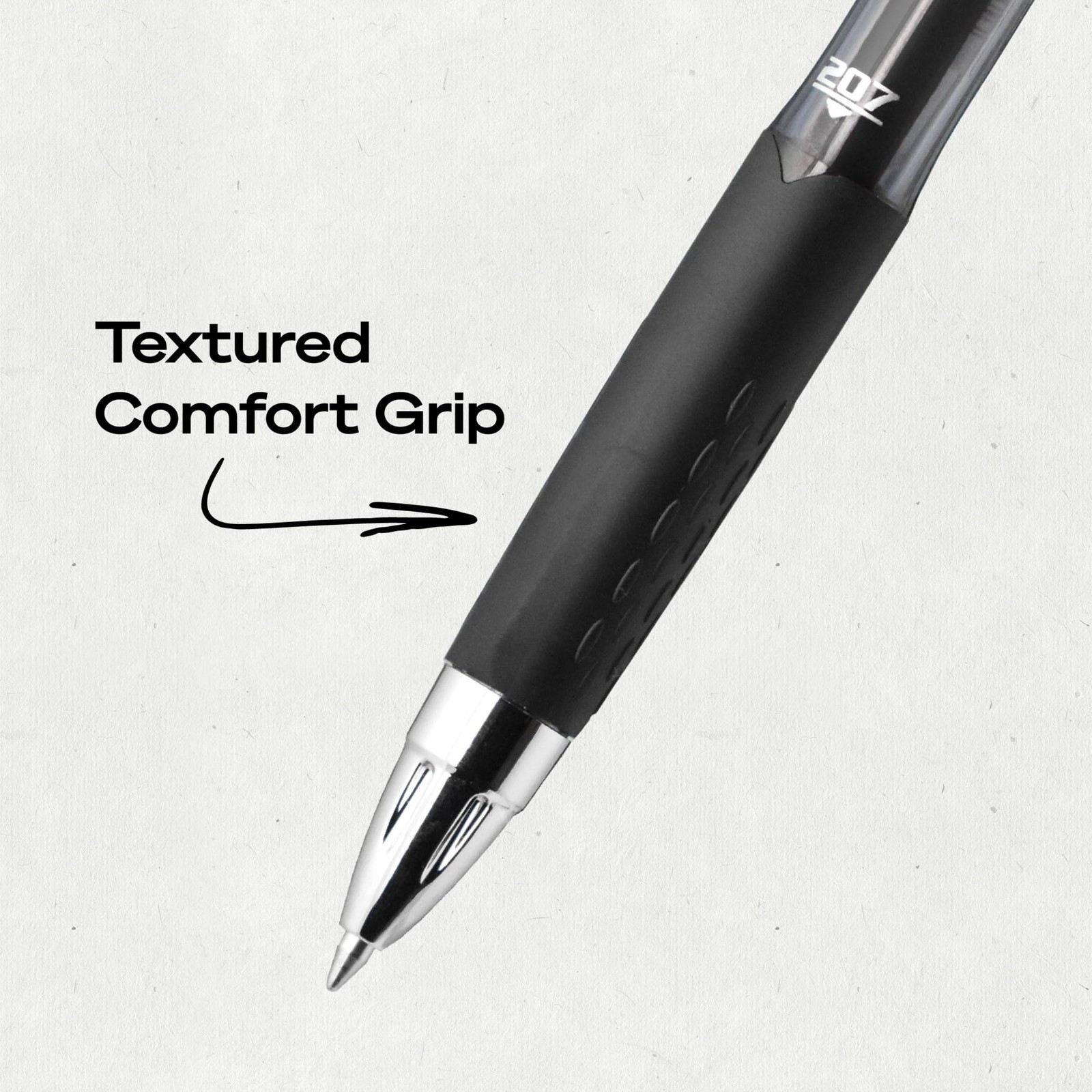 uni-ball® 207™ Retractable Fraud Prevention Gel Pens, Medium Point, 0.7 mm, B…