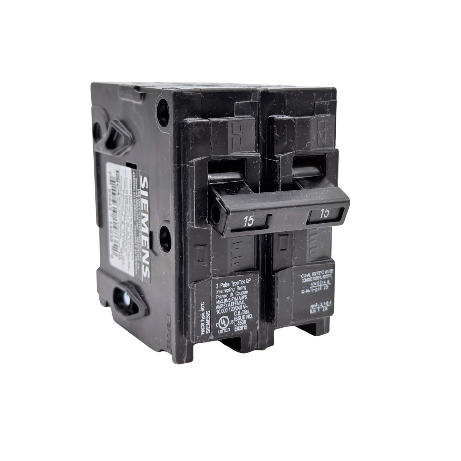 Siemens QP Type Q Plug-In Circuit Breakers Lot 15A-60A 1-Pole 2-Pole 120/240V