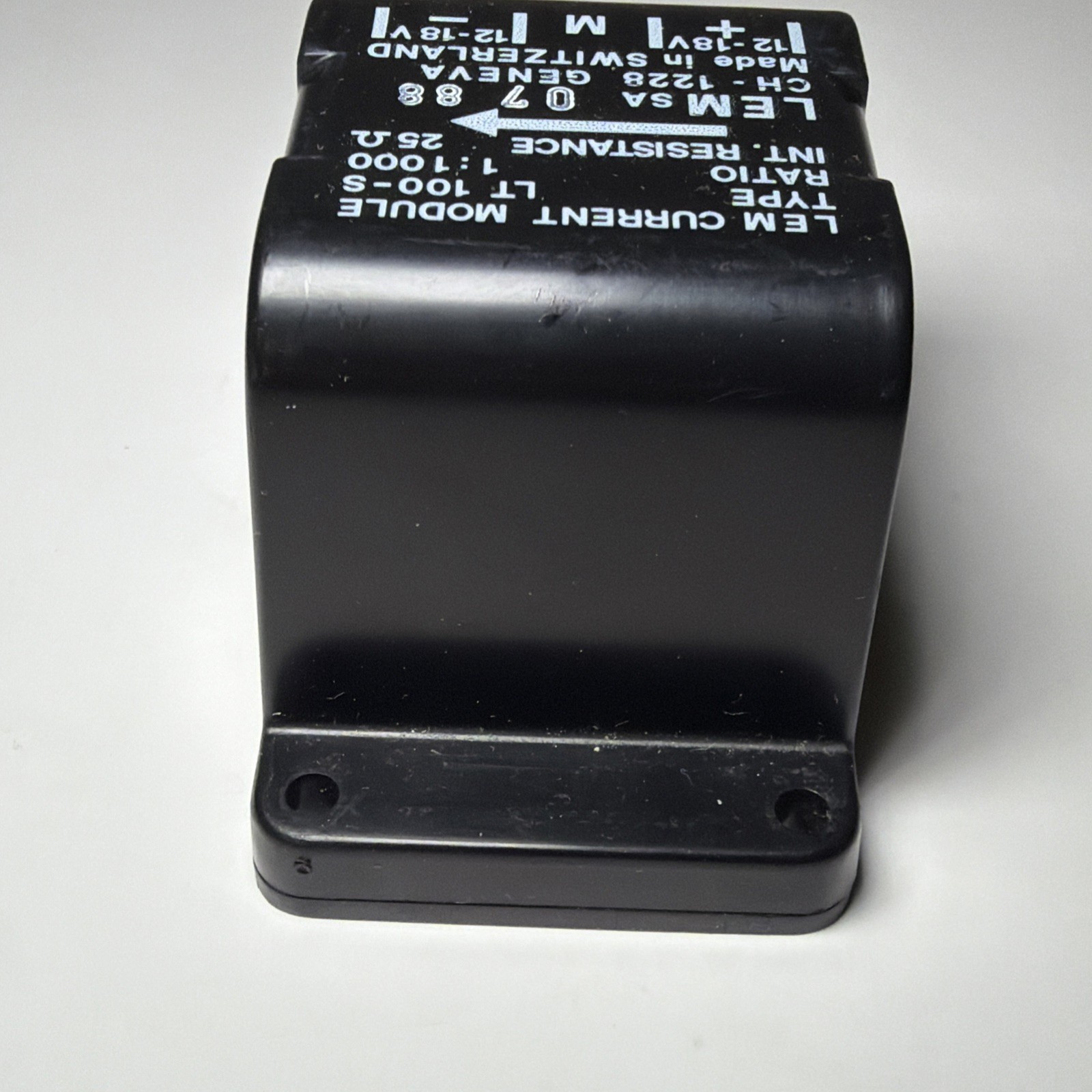 LEM Current Transformer Module LT-100-S Ratio 1:1000 25 Ohms Switzerland