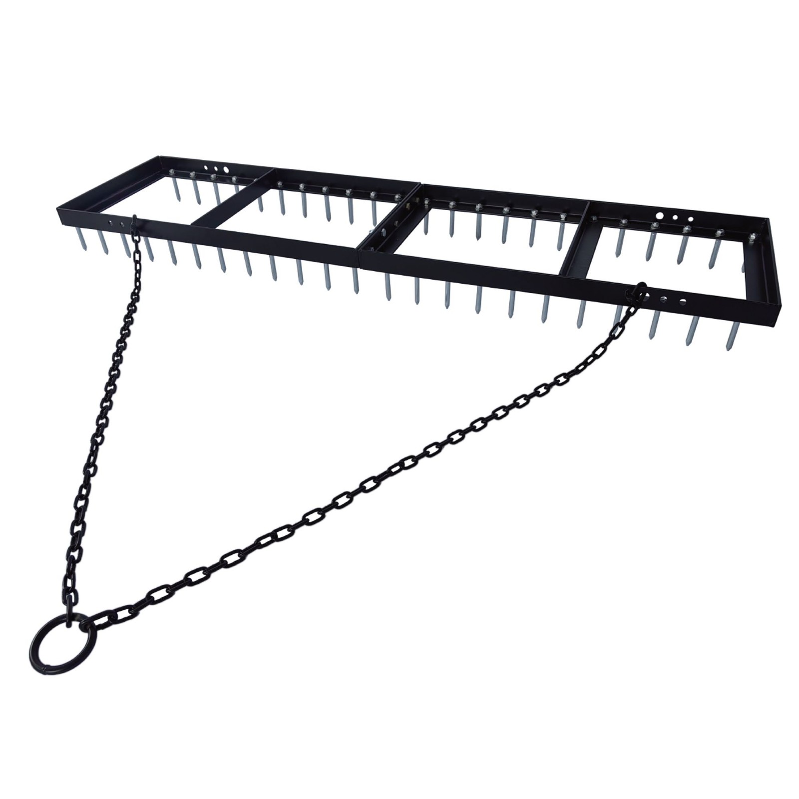 Yard Tuff Spike Drag, Tow Behind Lawn Field Leveling Attachment, 6 Ft Wide