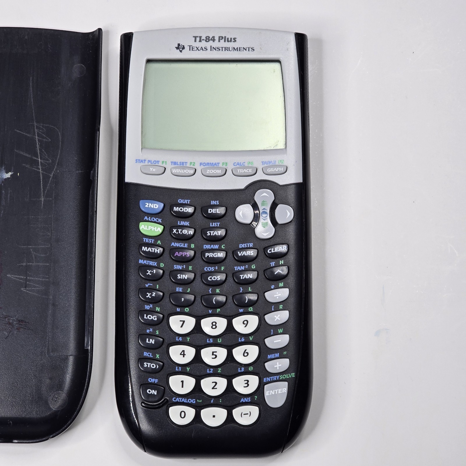 Texas Instruments TI-84 Plus Graphing Calculator With Case Tested Works School
