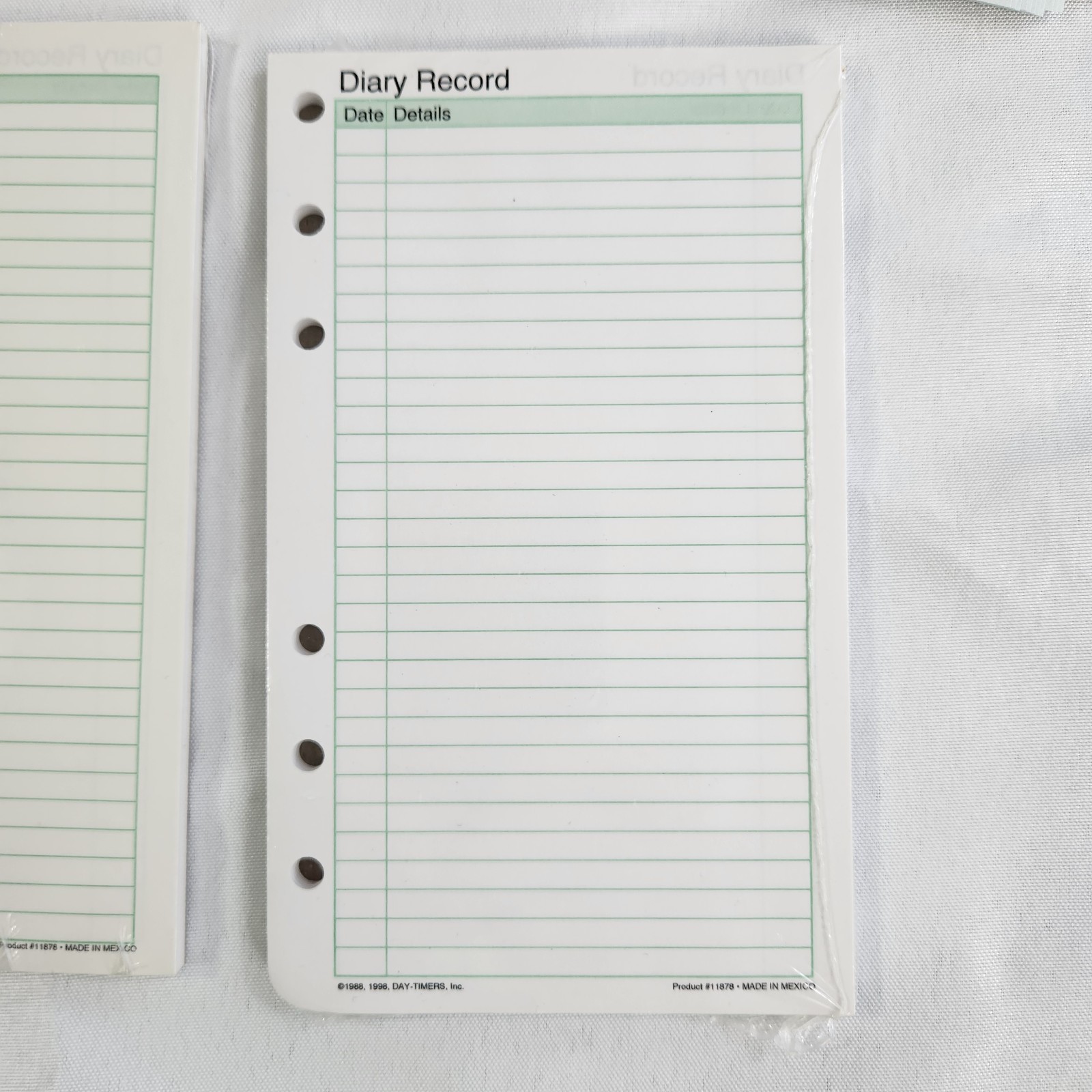 150 Diary Record Day-Timer Portable Refill Pages Paper Compact Franklin Covey