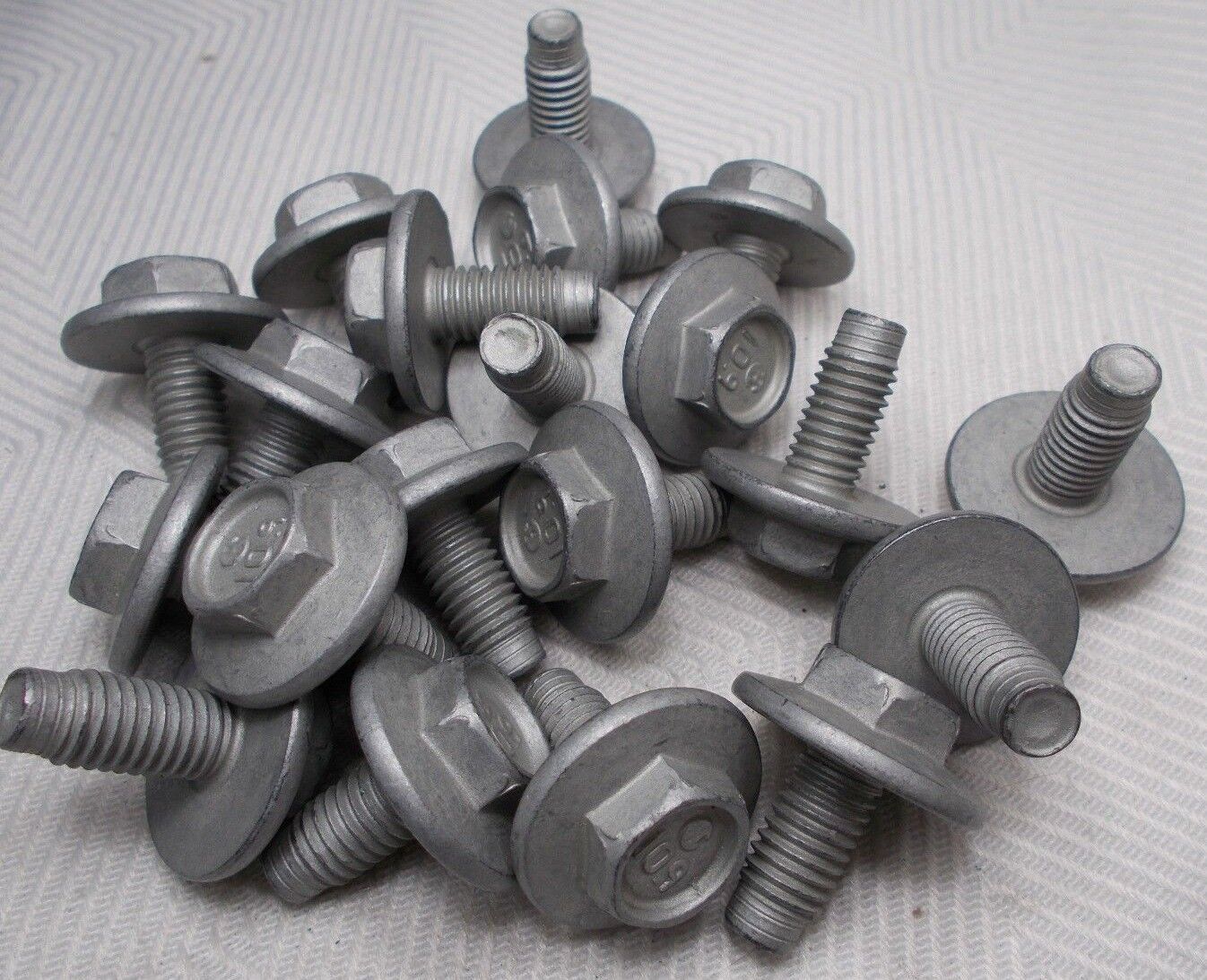 M8 8mm X 1.25 Coarse X 13mm Thread Hex Flange Head Bolt Lot Of 20 Bolts