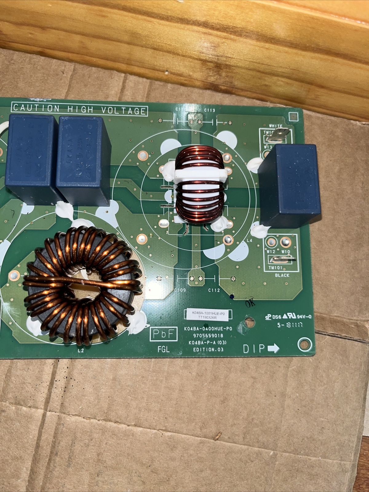 FUJITSU K04BA-0400HUE-PO 9705659018 PCB DUCTLESS HVAC CONTROL BOARD
