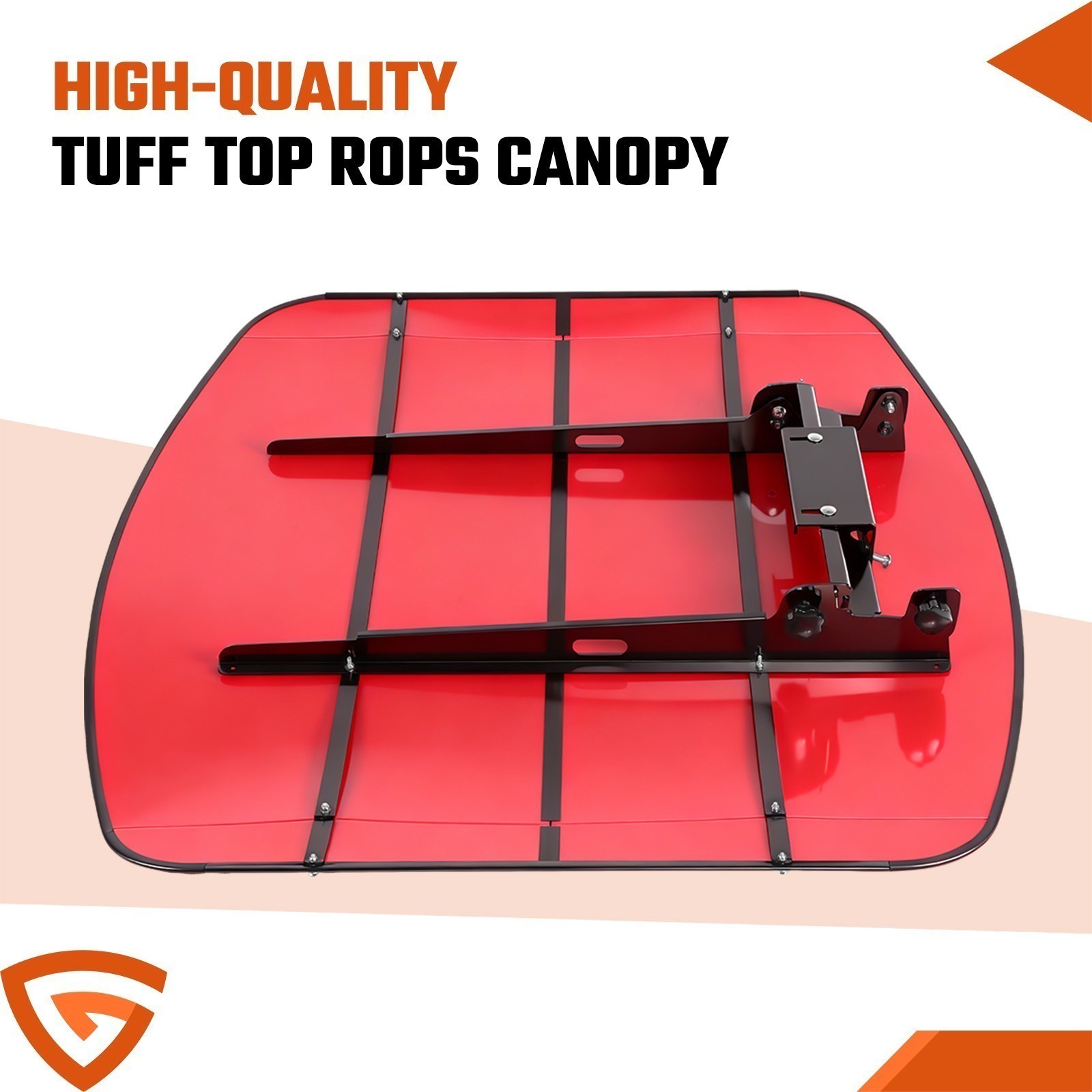 Sun Shield Tuff Top Tractor Canopy For 2″ x 2″ or 2″ x3″ NEW US Sun 1pcs Red NEW