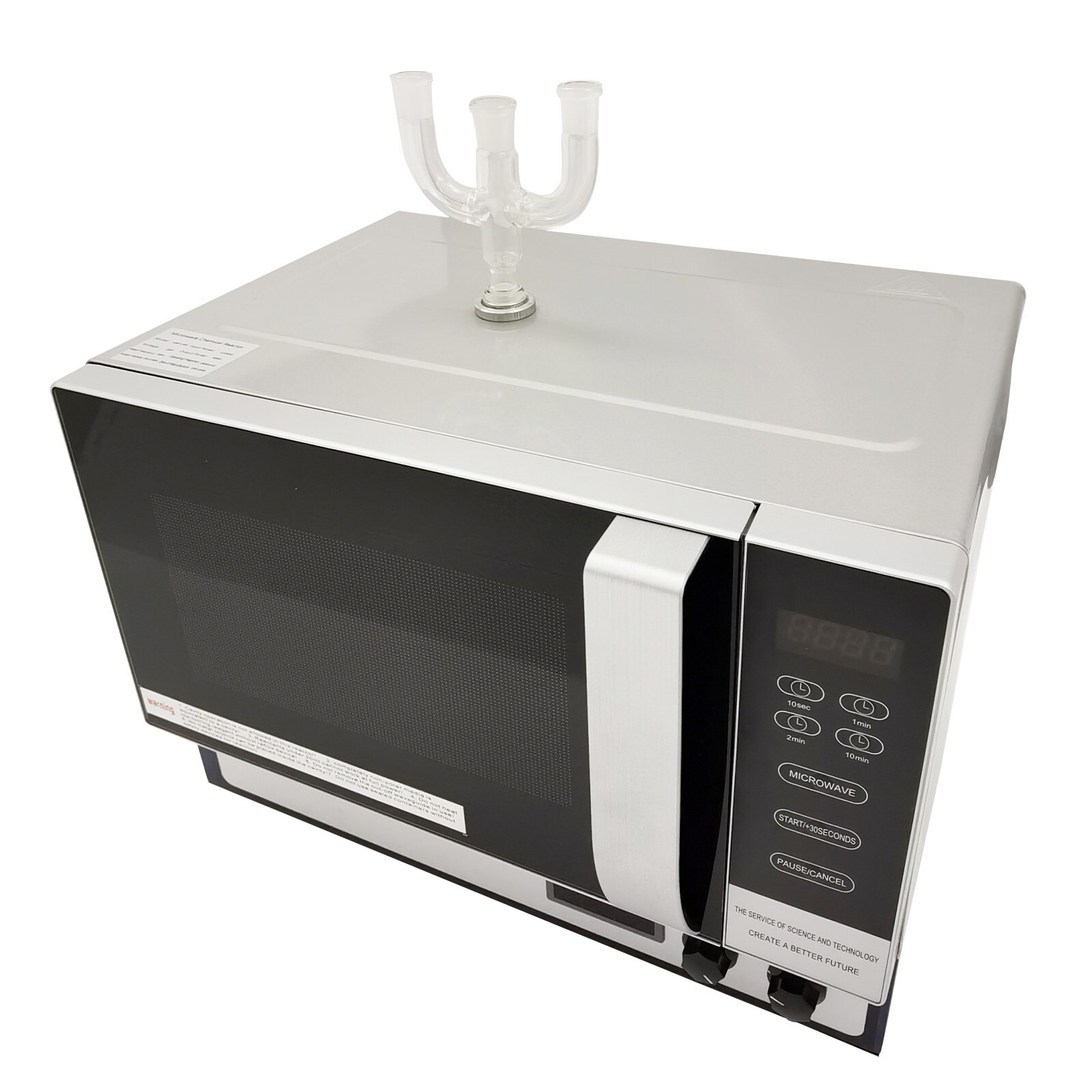 220V WBFY-205 Lab Microwave Chemical Reactor Continuous Wave Chemical Reactor