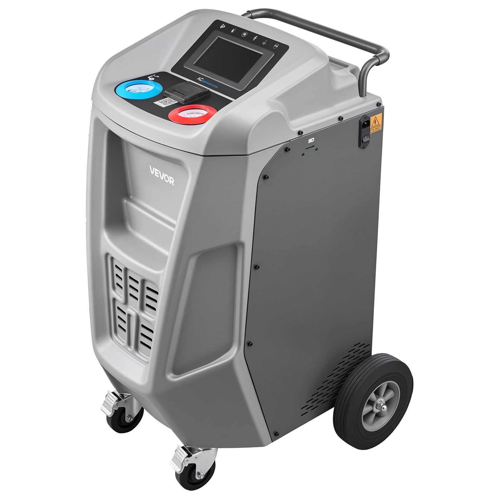 VEVOR Fully Automatic Refrigerant Recovery Machine 1234yf A/C Vacuum Recharging