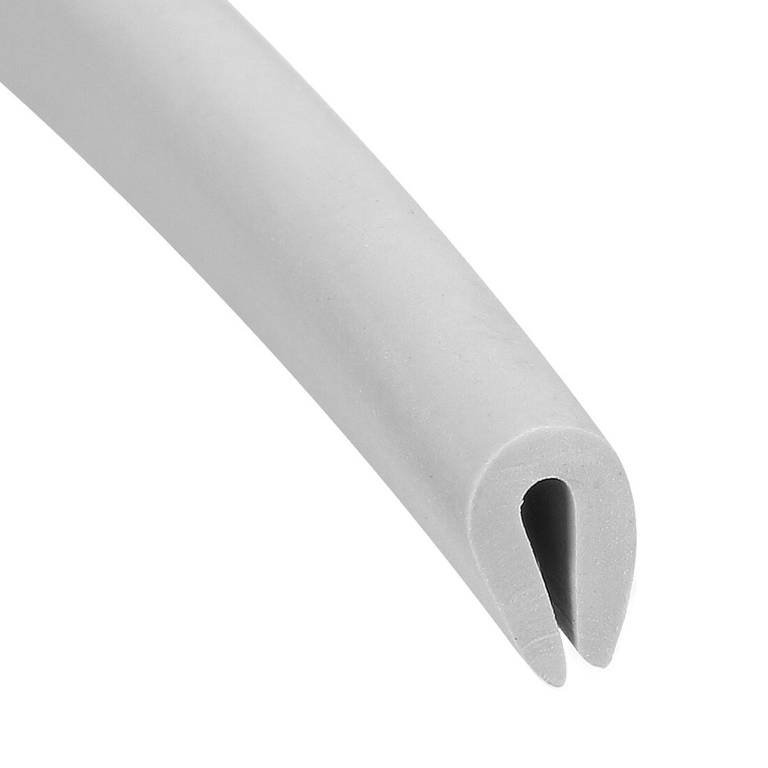20ft Edge Trim U Seal Grey Rubber Plastic U Channel Protector Fits 1/64″-1/16″