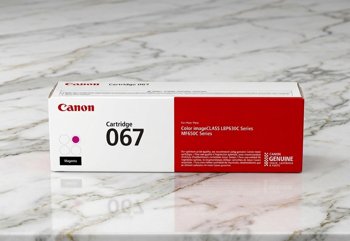 Genuine Canon 067 Toner Cartridge Set C/M/Y/K – Original OEM Laser Printer