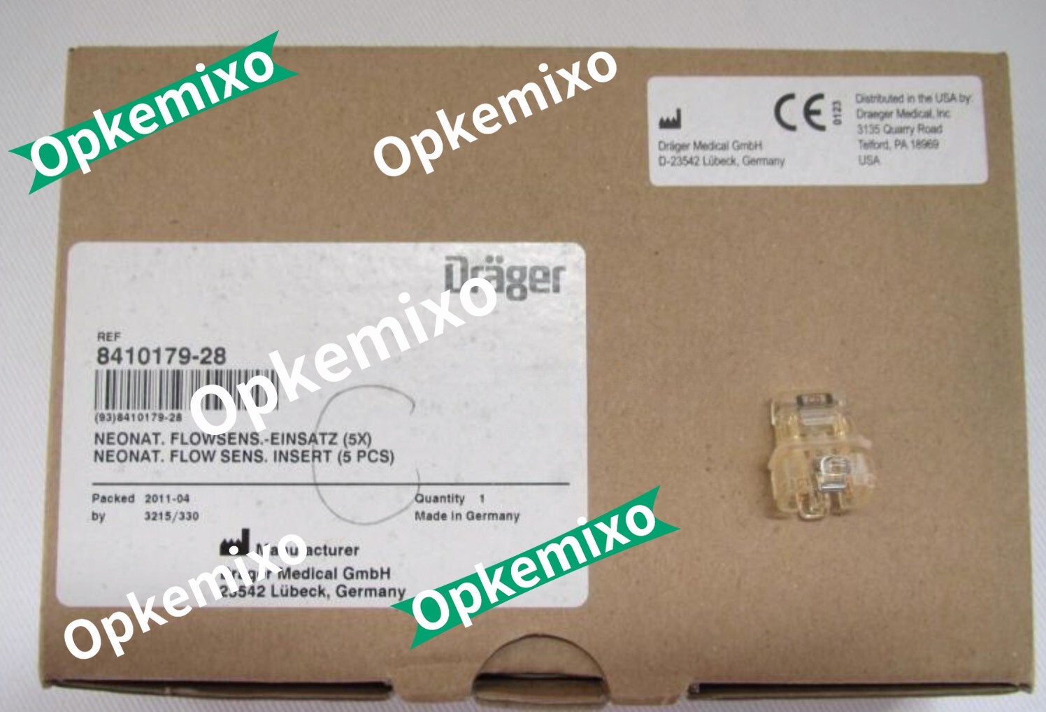 1box 5pcs Original Drager BabyLog8000 Pediatric Flow Sensor 8410179