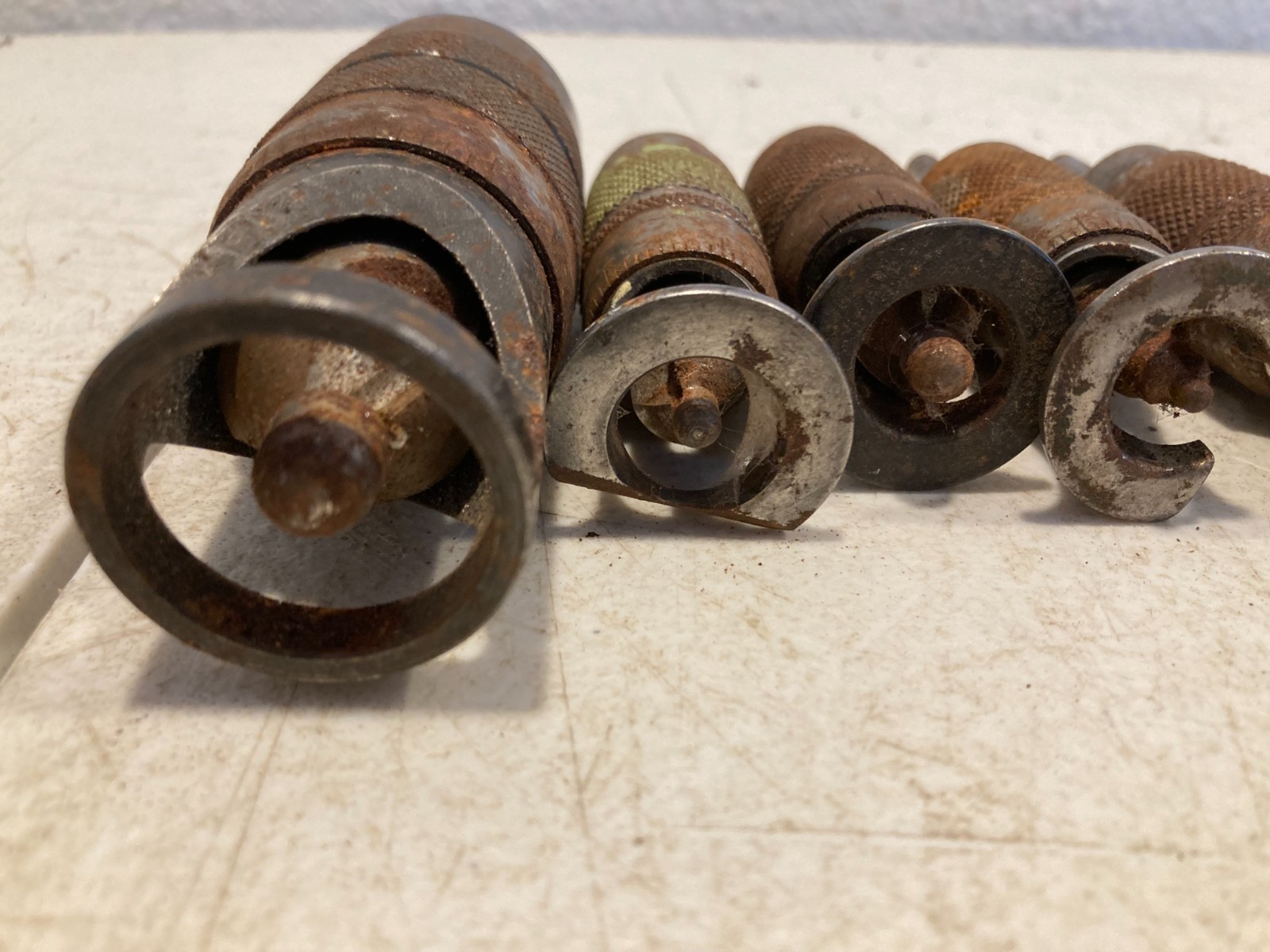 Lot of 6 Schrillo,Craftsman Large Microstop Countersink Cages