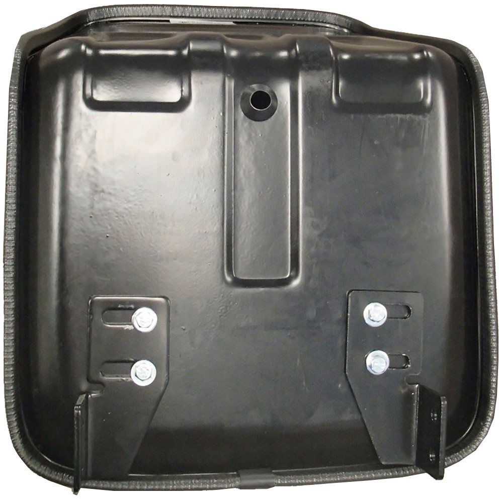 Compact Tractor Flip Seat with Brackets Fits Ford NH 1510 1710 1910 Black Vinyl