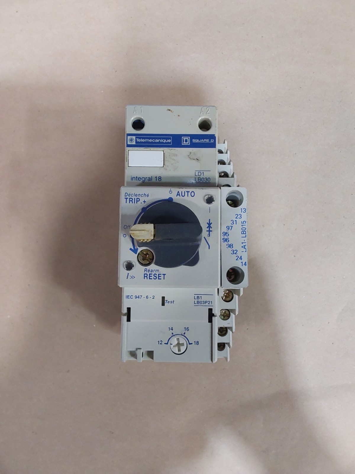 Telemecanique LD1 LB030, LB1 LB03P, LA1-LB015 Motor Starter