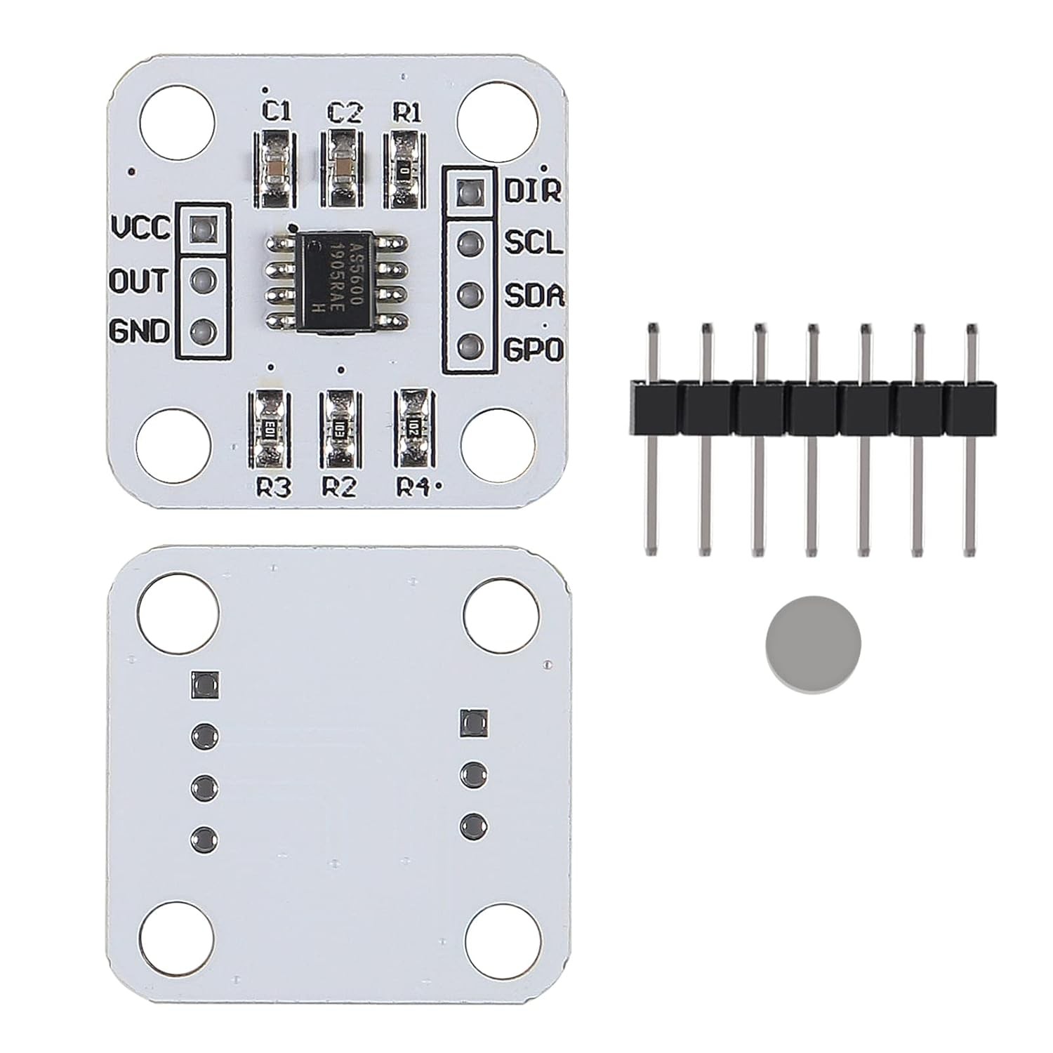 4PCS AS5600 12bit Magnetic Encoder Sensor Module High Precision Angle