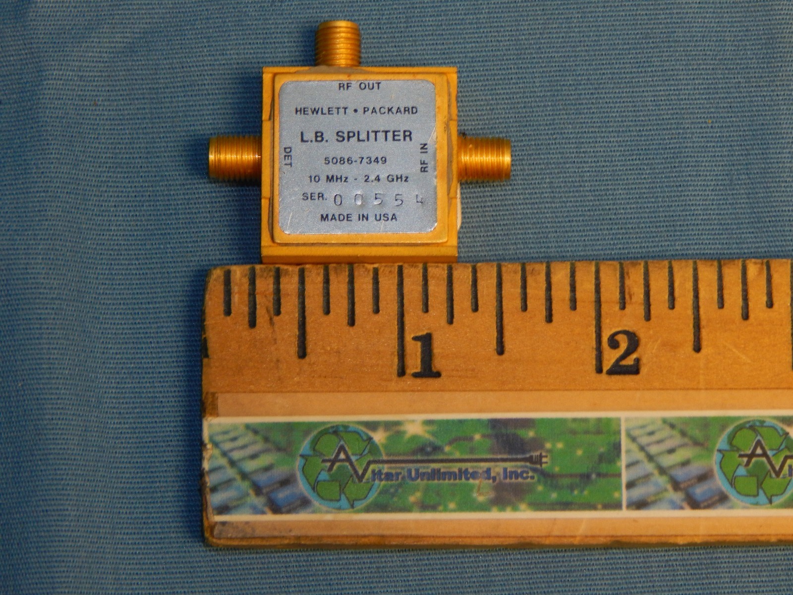 Hp Agilent 5086-7349 10Mhz-2.4Ghz L.B. Splitter
