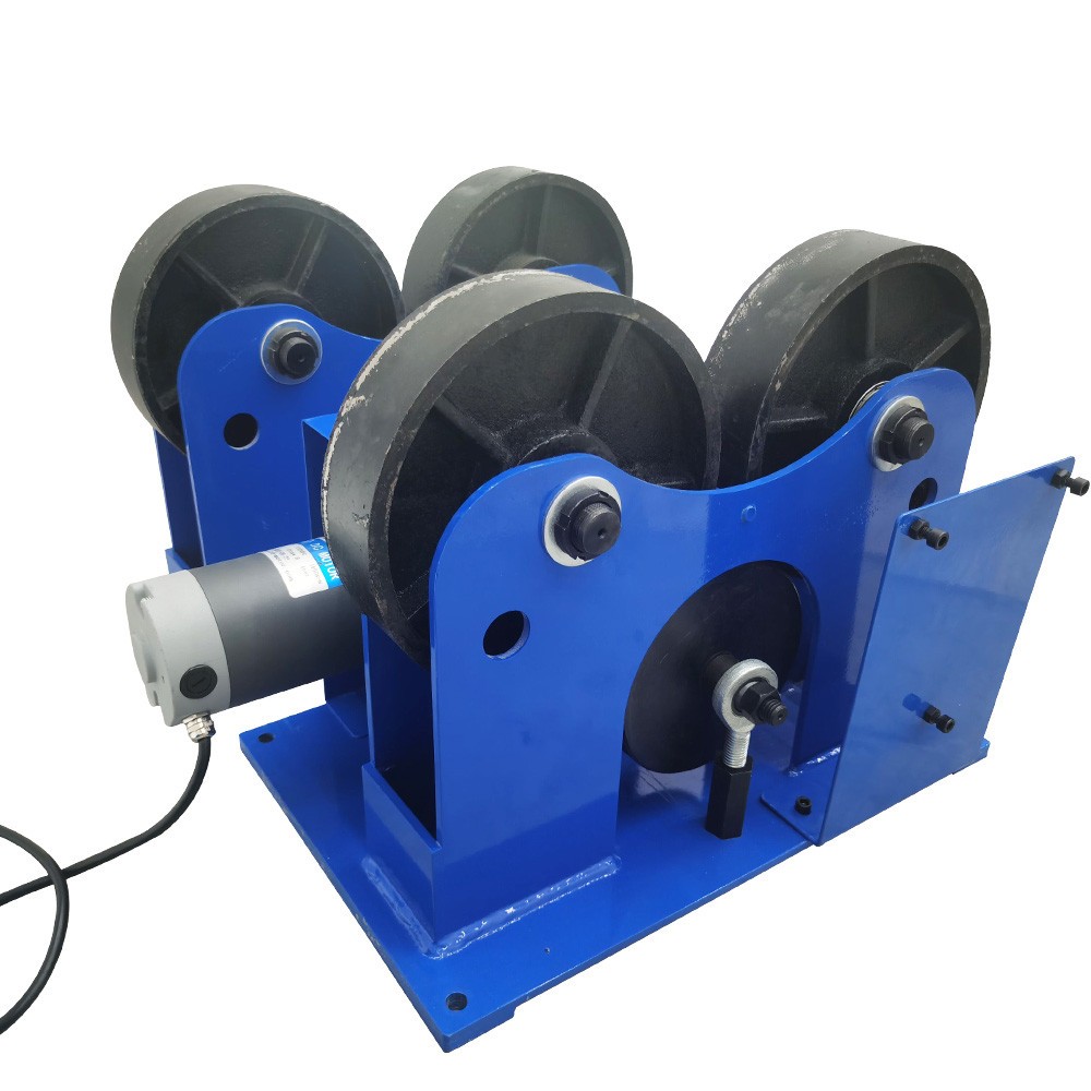 1T Welding Positioner Rotator Iron Roller Welding Pipe Turning Roll Control Box