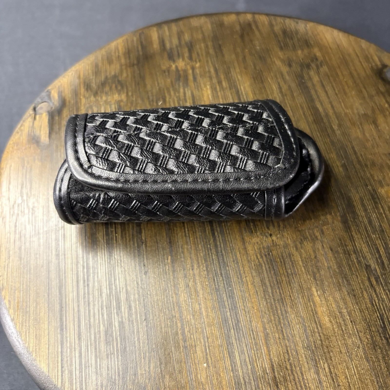 Bianchi Silent Key Holder 7916 Part No. 22119 AccuMold Elite Basketweave Black