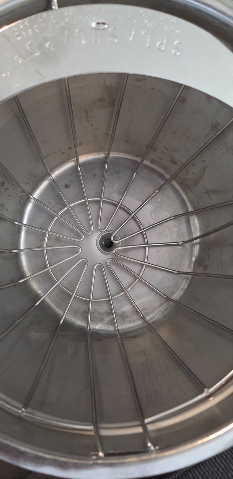BUNN Commercial Stainless Steel Smart Funnel w/ Splashgard & D-Ring Basket