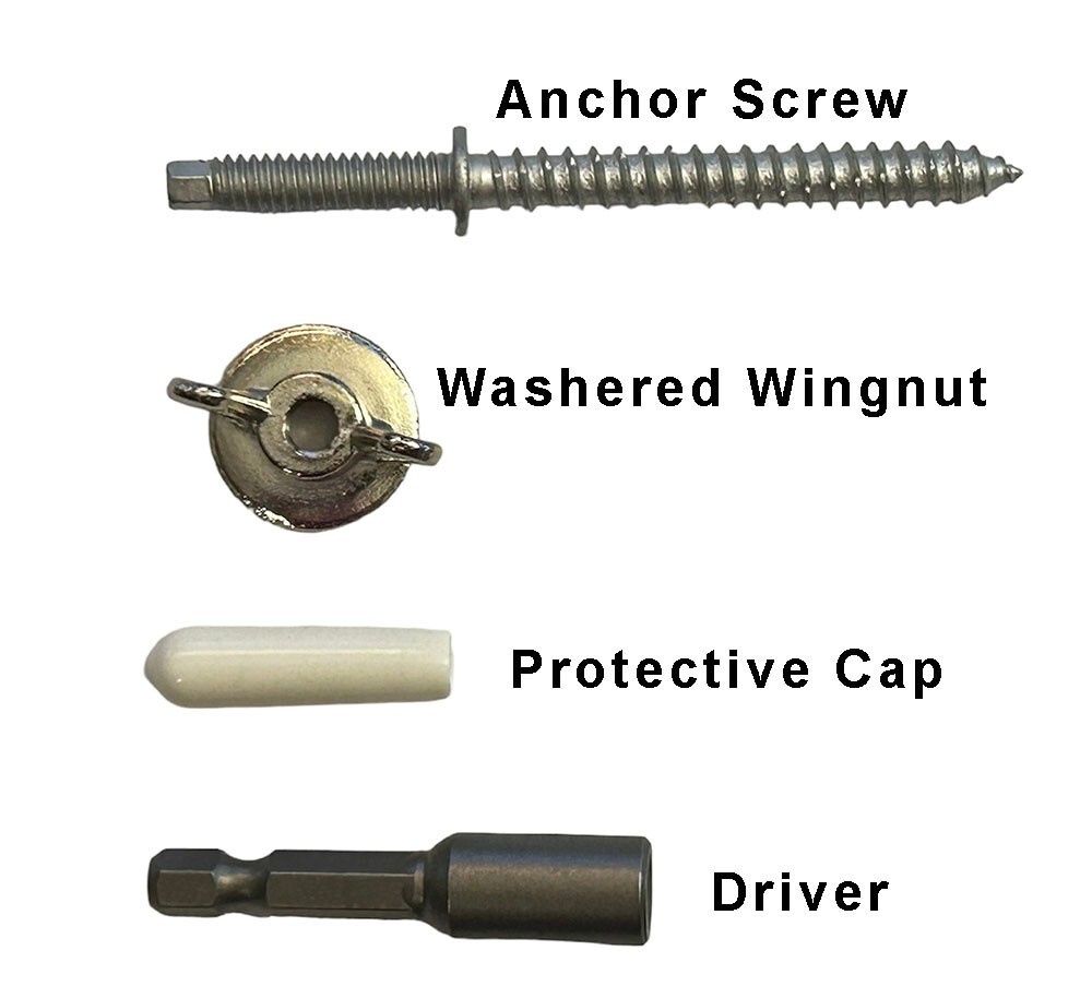 61/pc Hurricane Shutter Storm Panel Anchoring System (Kit 20)