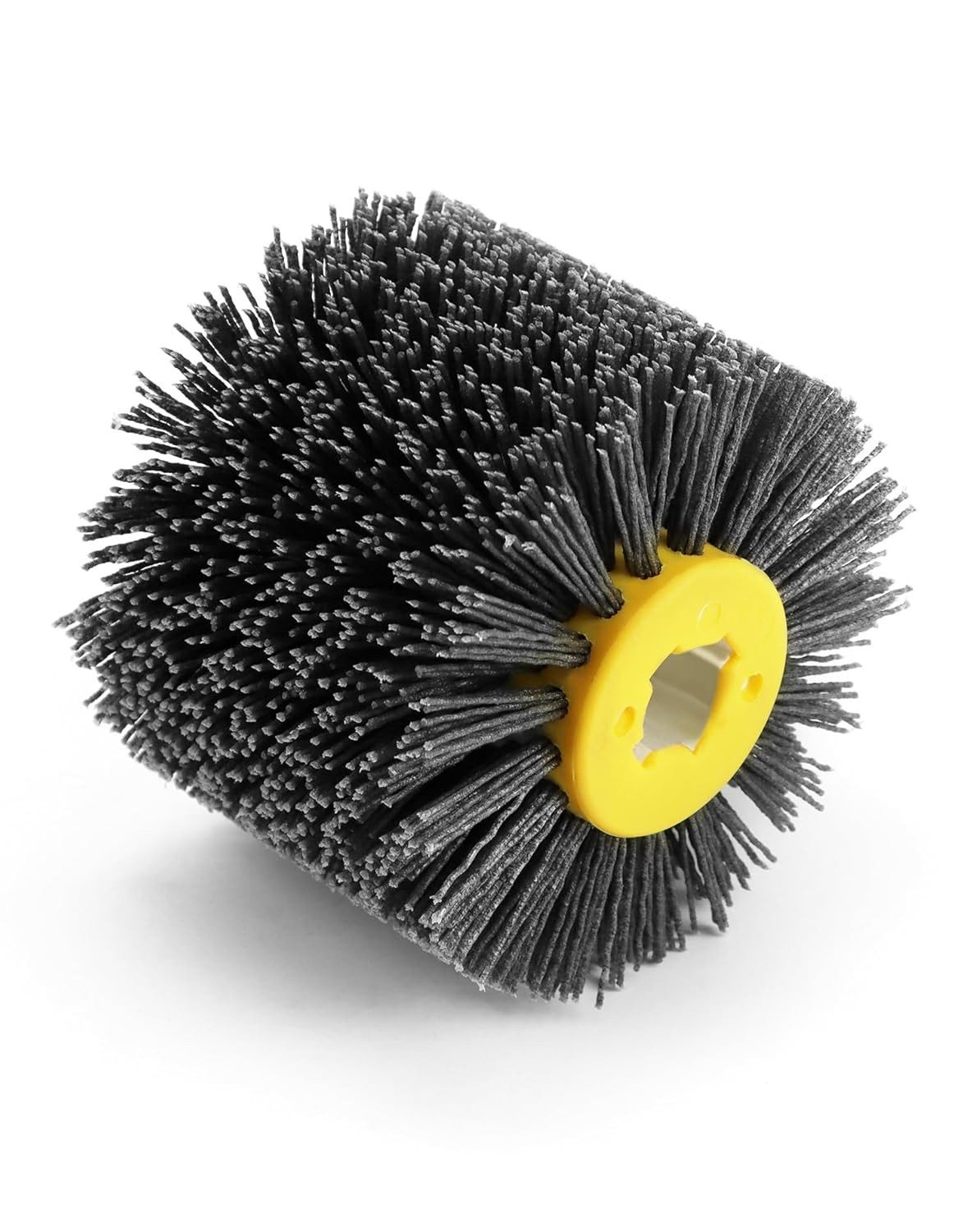 Nylon Wheel Brush 80 Grit Abrasive Drawing Wheel 120x100x19mm Burnishing