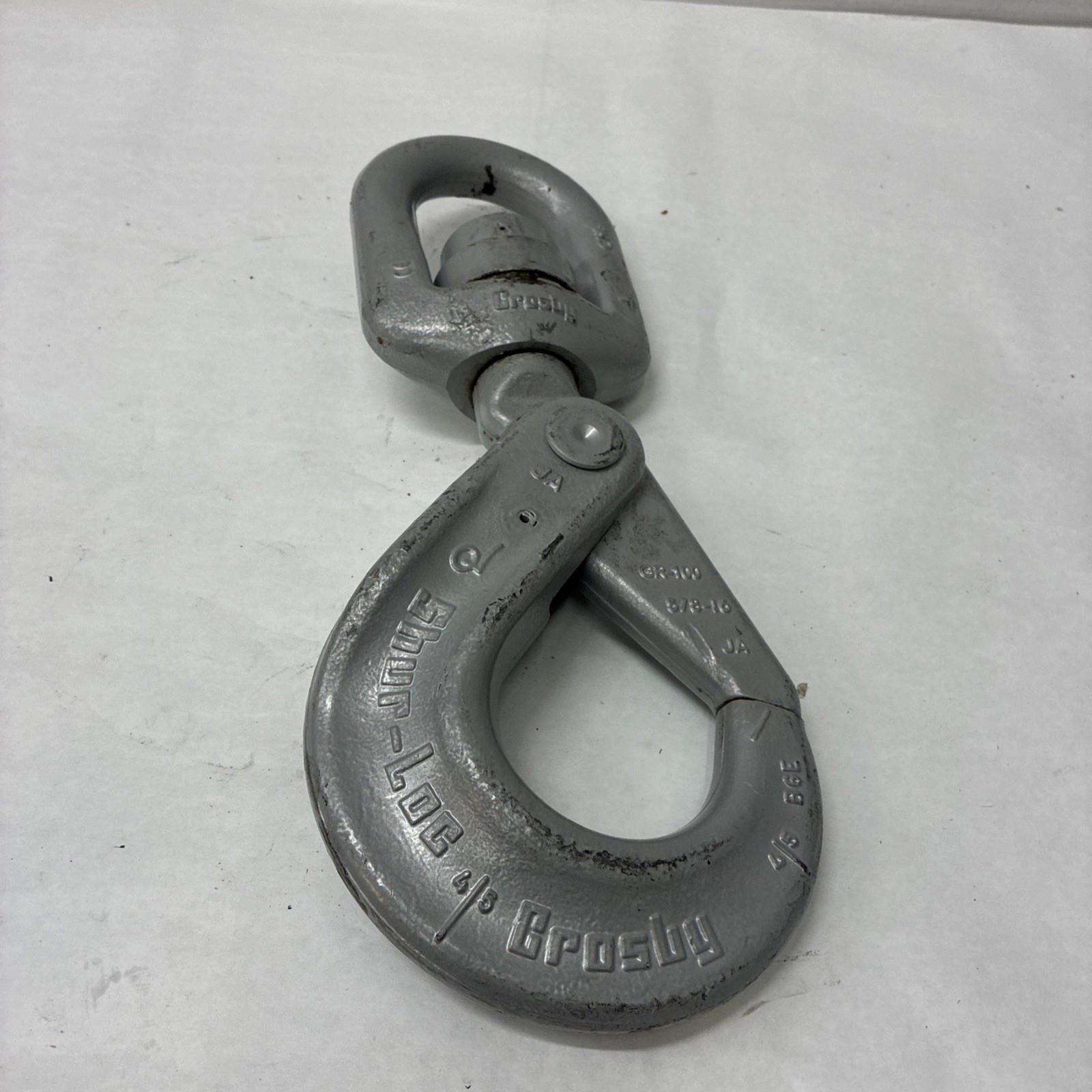 Crosby GR-100 Shur-Loc 5/16-16 Self-Closing Swivel Hook Heavy Duty