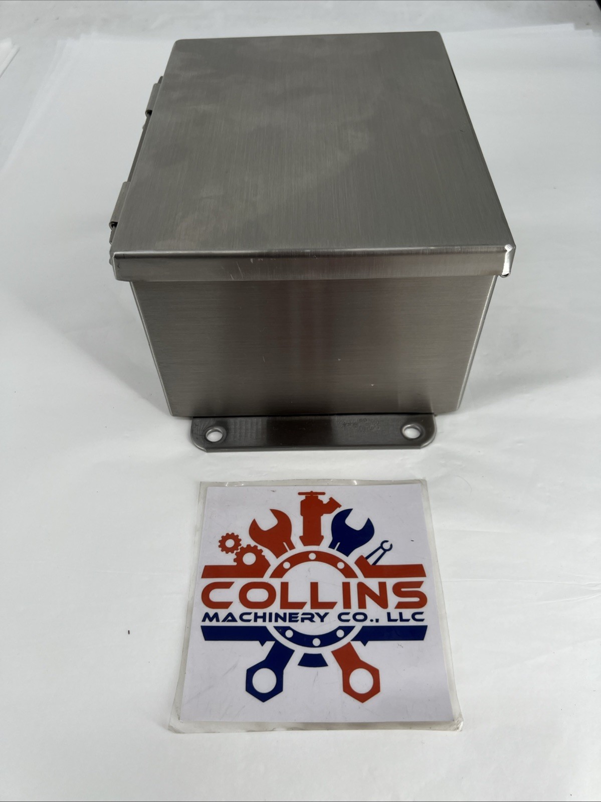 Nvent Hoffman A8064CHNFSS, SS JIC BOX, Type 4X, 8x6x4, Stainless 304, NEMA 3RX