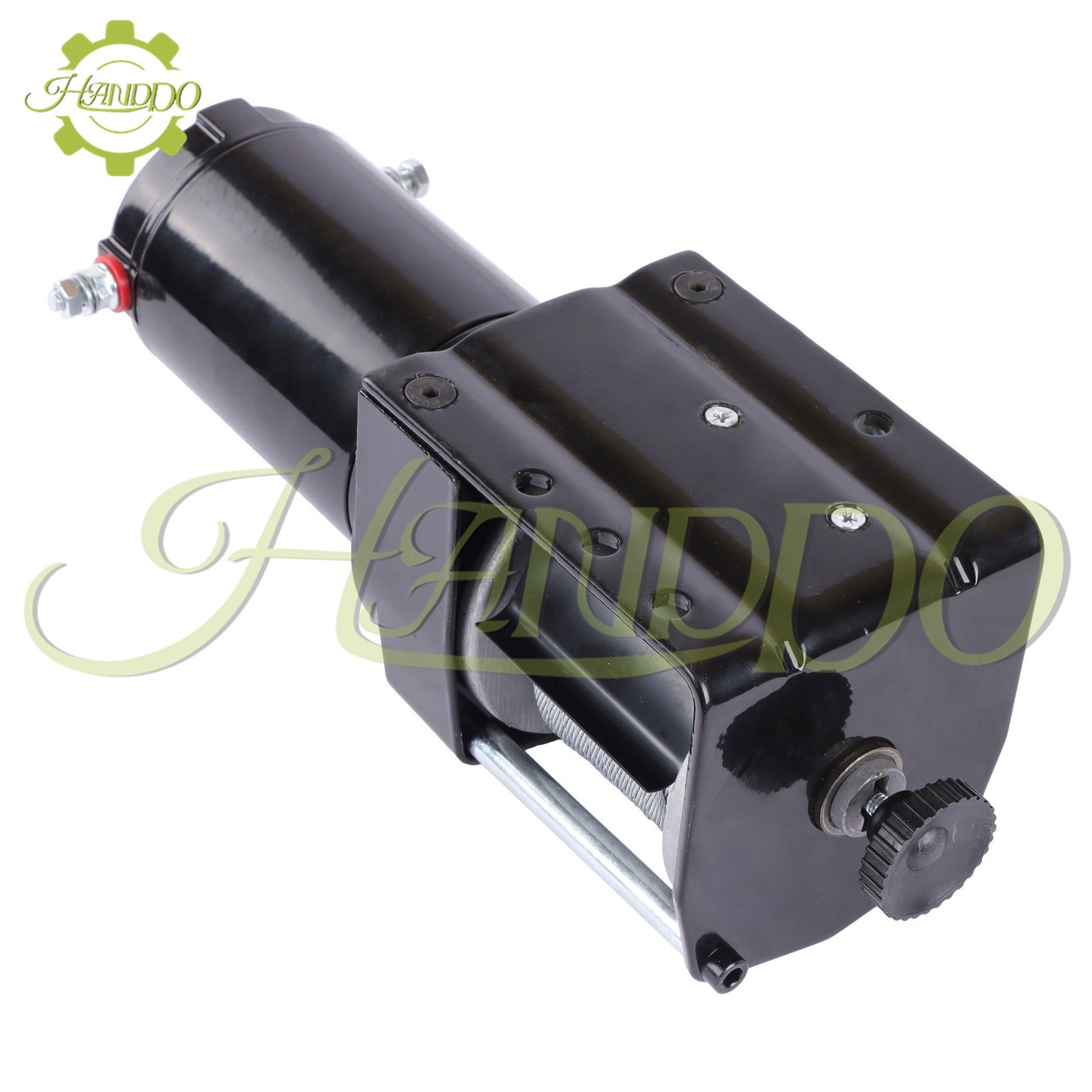 3000lbs Electric Winch 32ft Synthetic Rope 12VDC/1.3HP 2.5m Wired Remote IP55