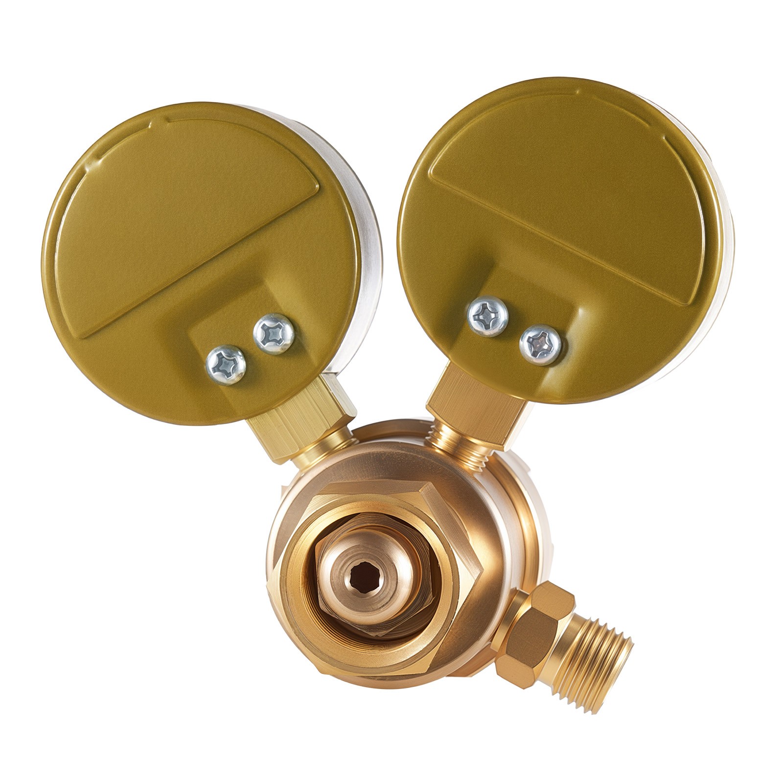 VEVOR Oxygen Regulator 0-4000PSI Welding Gas Gauge with CGA-540 Inlet Connection