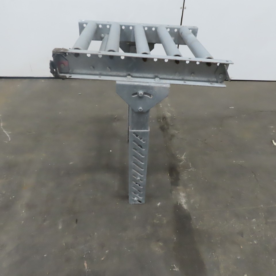 21″x24″ Gravity Roller Conveyor 18″BF 1.90″ Diameter Galvanized 4-1/4″ Centers