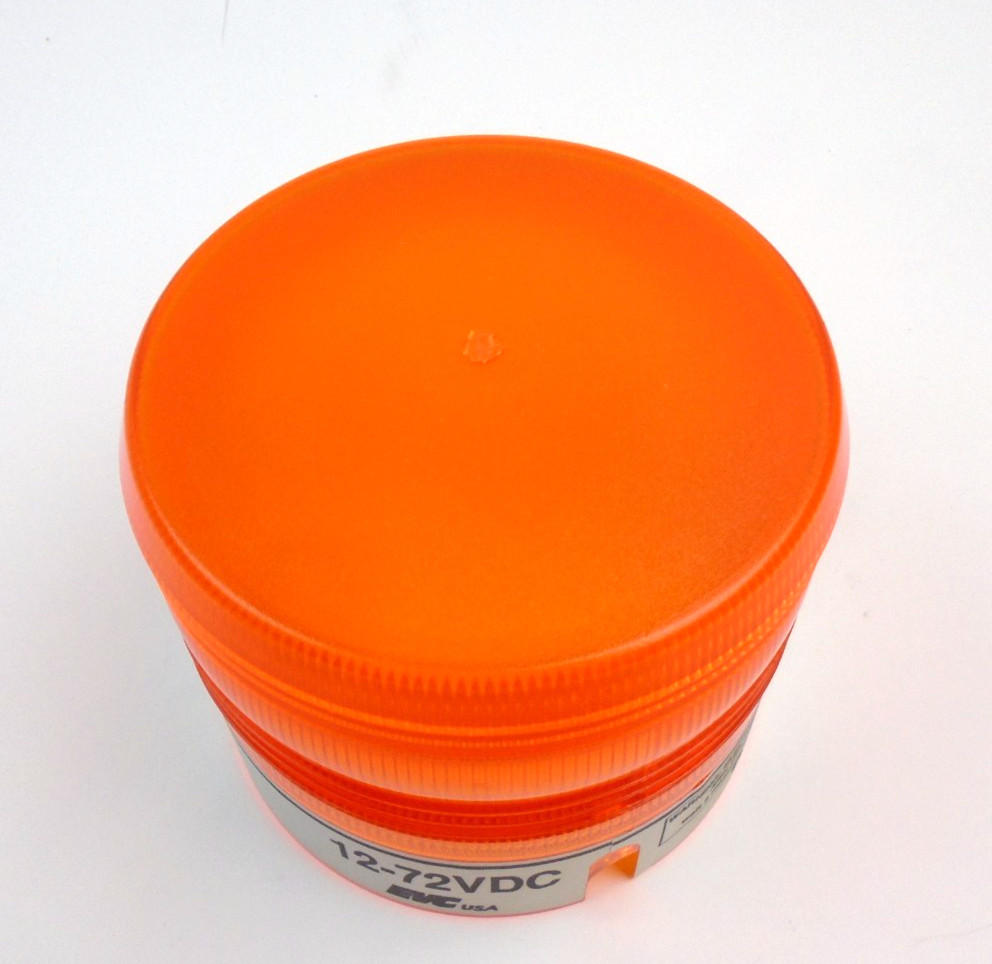 Star 35-911LA Model 911 StarBright Amber Strobe Light 12-72VDC Warning Beacon