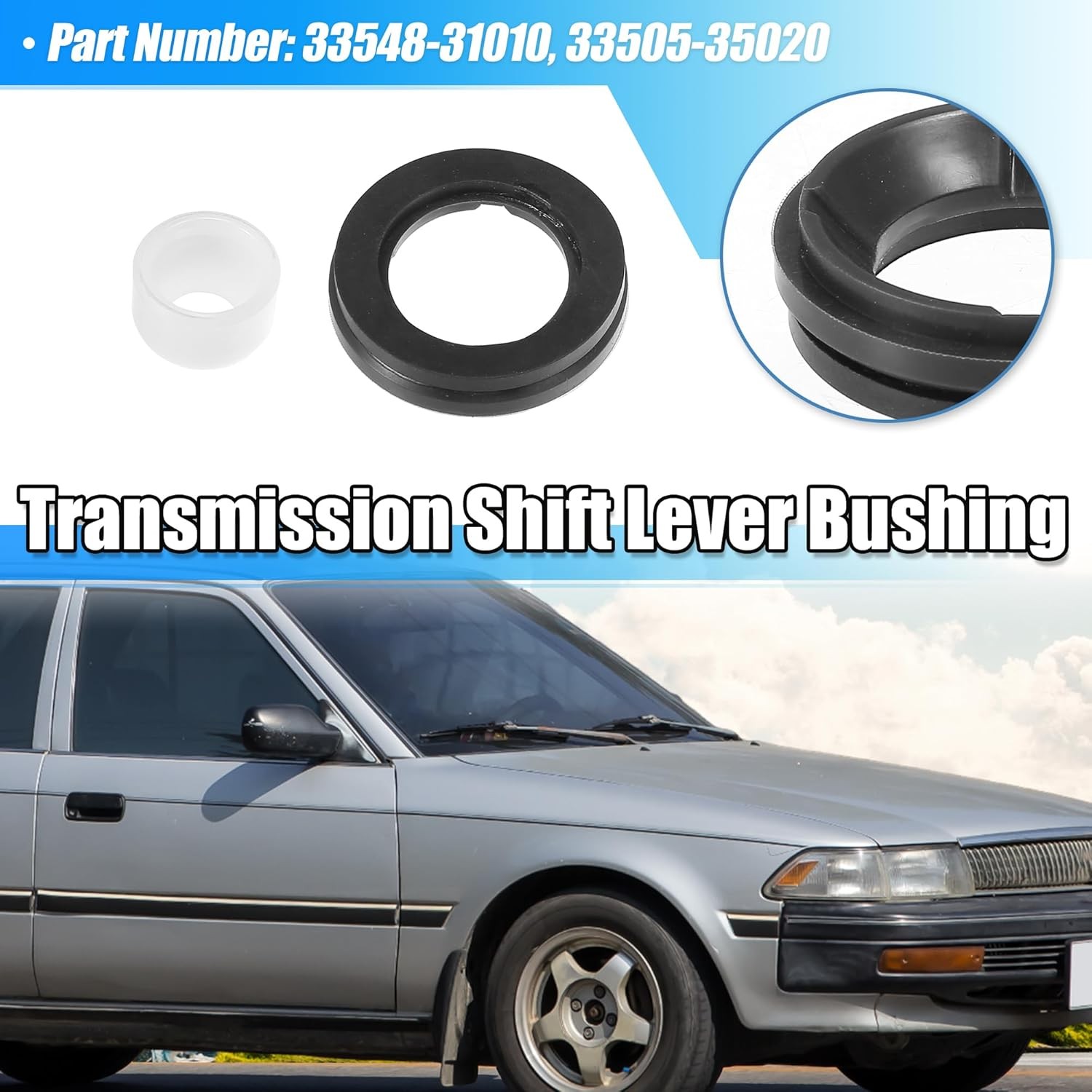 1 Set Manual Transmission Shift Lever Bushing for 4Runner 1984-2001 for Tacoma 1